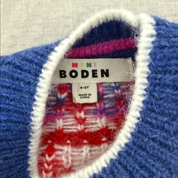 Mini Boden Vibrant Fair Isle Sweater - Picture 5 of 10